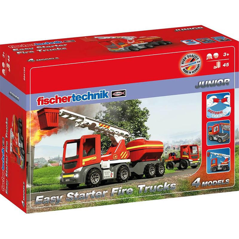 Foto van Fischertechnik 554193 easy starter fire trucks speelgoed experimenteerdoos vanaf 3 jaar