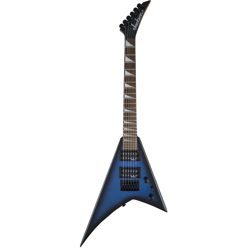 Foto van Jackson js series rr minion js1x metallic blue burst