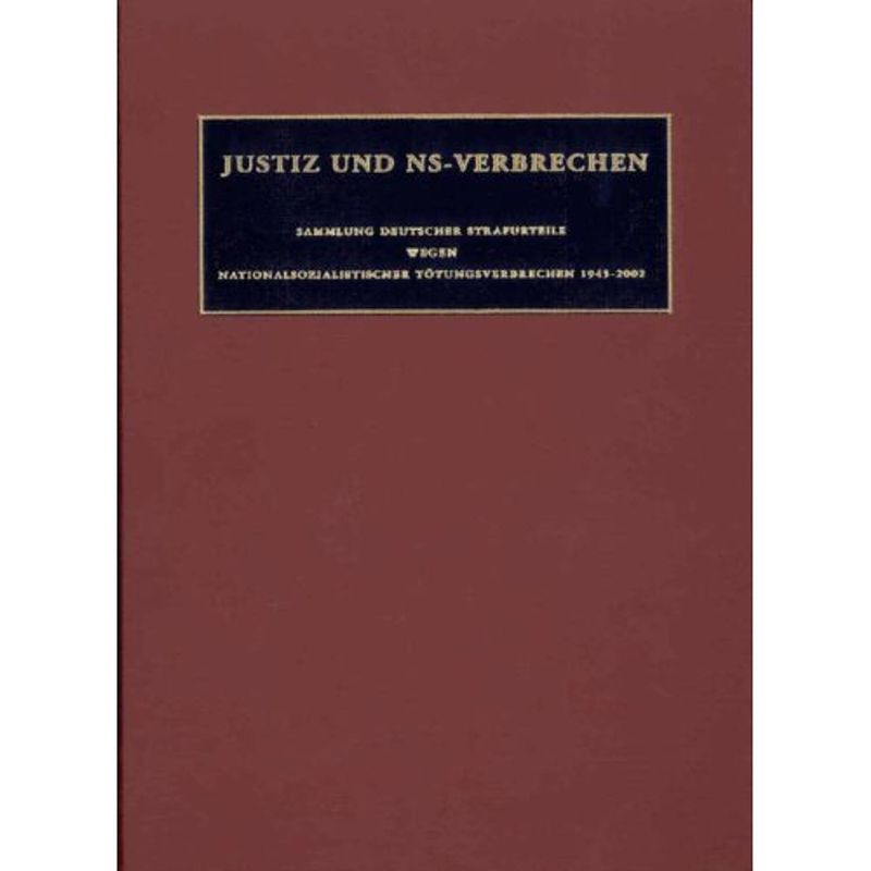 Foto van Justiz und ns-verbrechen - justiz und