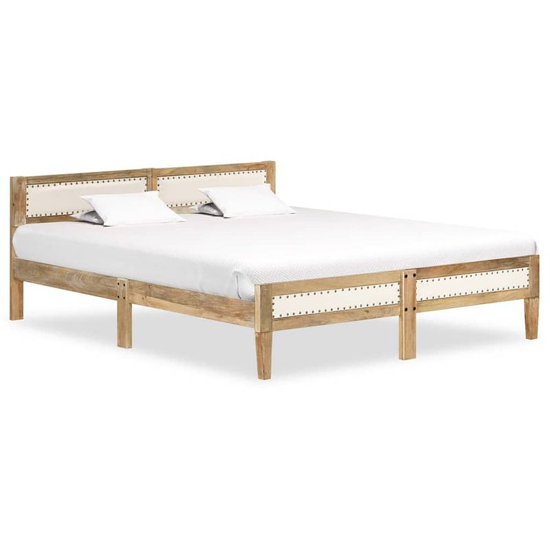 Foto van Vidaxl bedframe massief mangohout 140 cm