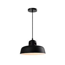 Foto van Quvio hanglamp rond zwart - quv5139l-black