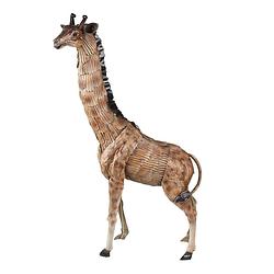 Foto van Clayre & eef decoratie beeld 37*14*59 cm bruin ijzer giraf decoratief