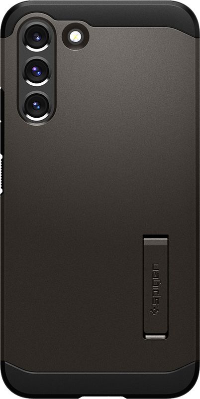 Foto van Spigen tough armor samsung galaxy s22 back cover grijs