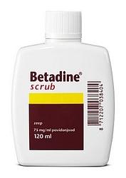 Foto van Betadine scrub 120ml