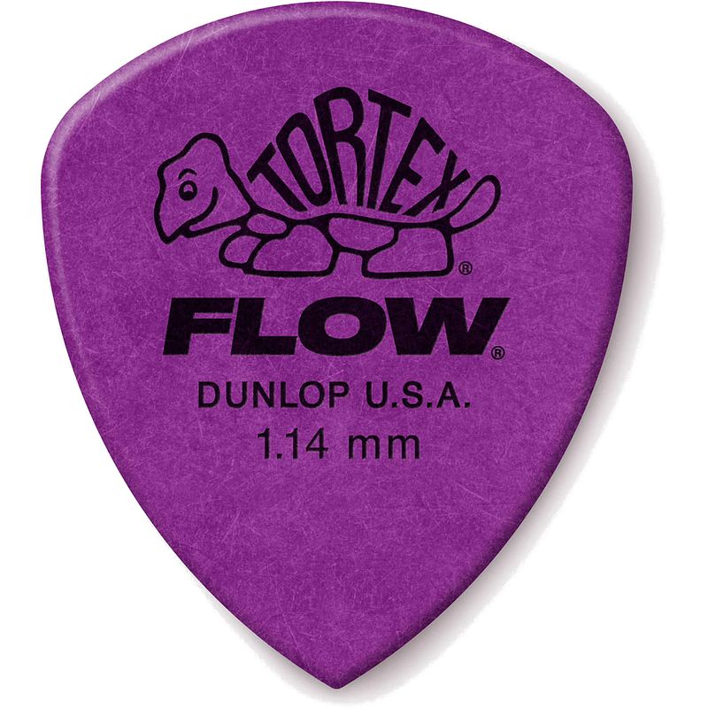 Foto van Dunlop tortex flow pick 1.14mm plectrumset (12 stuks)