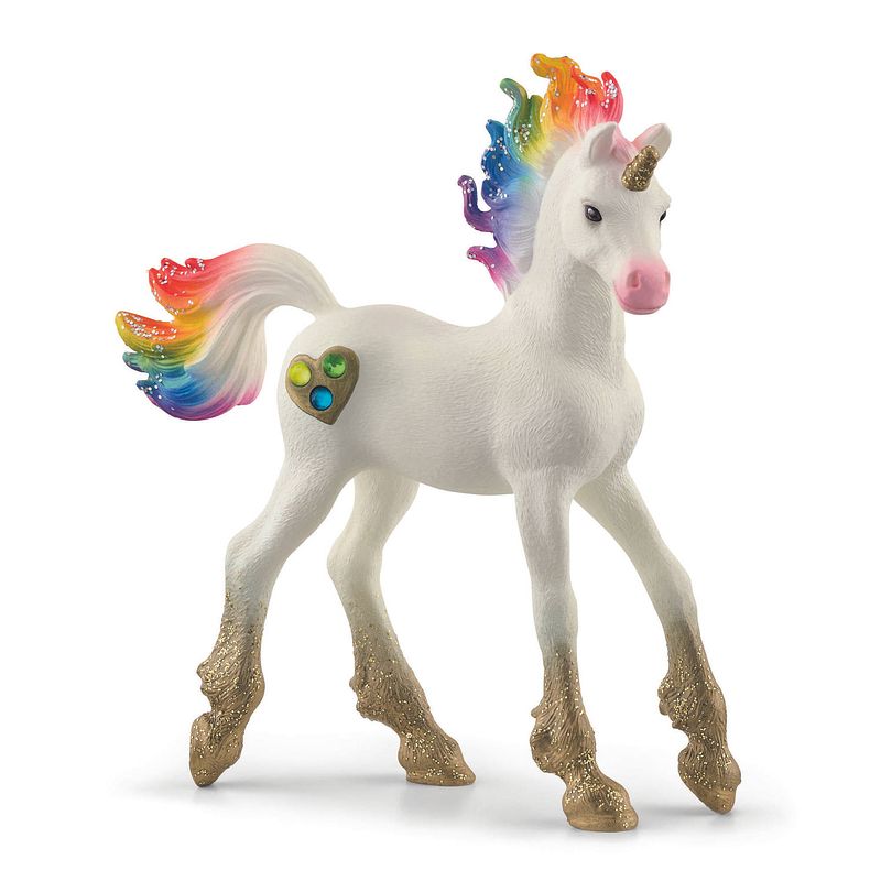 Foto van Schleich bayala rainbow love unicorn foal