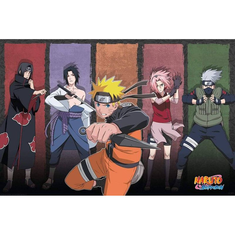 Foto van Abystyle naruto shippuden naruto and allies poster 91,5x61cm