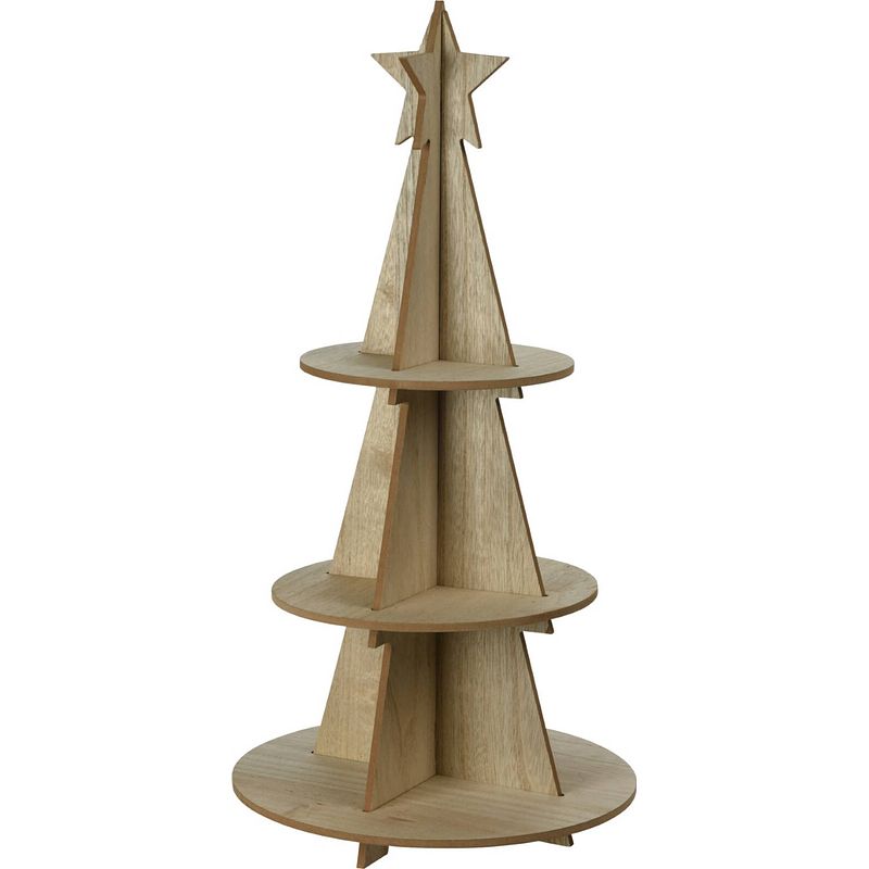 Foto van Nampook - etagere xmas tree wood 29x60 cm