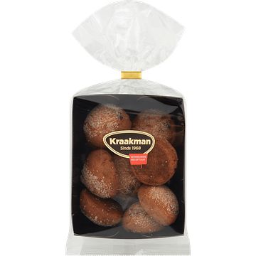 Foto van Kraakman weespermoppen bitterkoekjes 200g bij jumbo