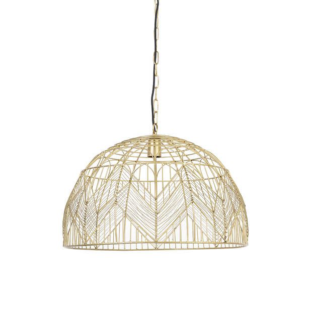 Foto van Light & living - hanglamp kalibo - 55x55x39 - goud