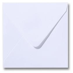 Foto van Benza wenskaart enveloppen - vierkant 14 x 14 cm - wit - 50 stuks