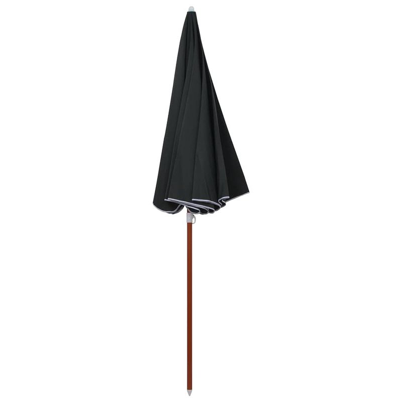 Foto van The living store parasol eclipse - uv-beschermend polyester - stabiel en waterbestendig - 210 x 230 cm