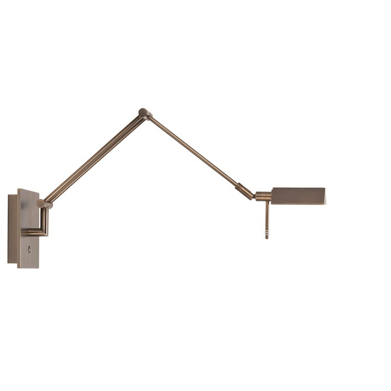 Foto van Infiori -ghlight - mini bari led - wandlamp - led - 60 x 11 x 14cm - brons