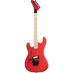 Foto van Kramer guitars original collection baretta lh jumper red linkshandige elektrische gitaar