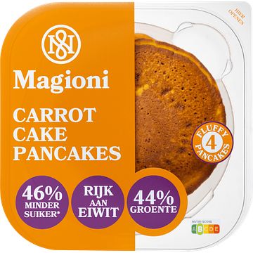 Foto van Magioni carrot cake pancakes 4 x 40g bij jumbo