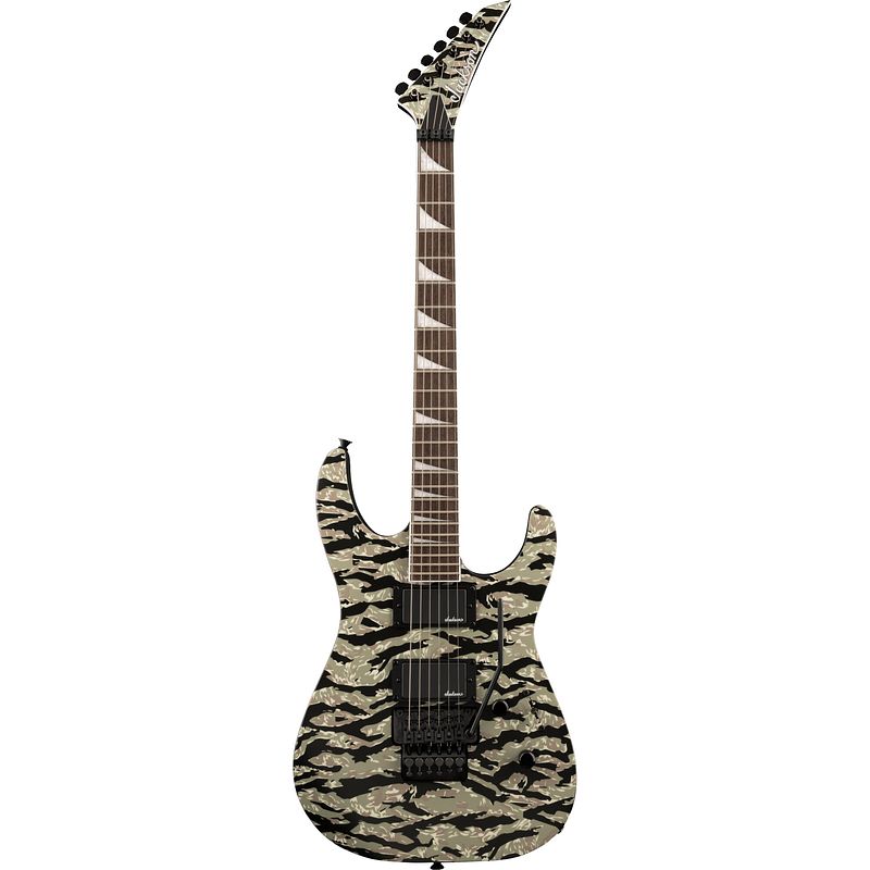 Foto van Jackson x series soloist slx dx camo tiger jungle camo elektrische gitaar