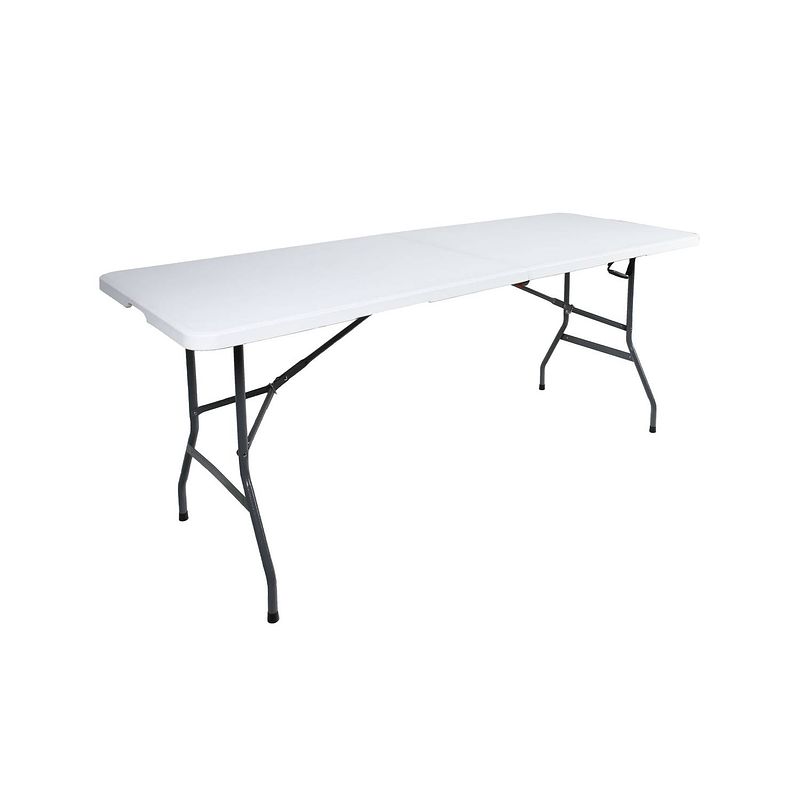 Foto van Maxxgarden vouwtafel - inklapbare plooitafel - klaptafel - tafel 183x70x74 cm - wit