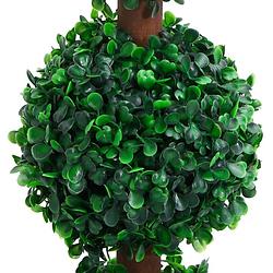 Foto van Infiori kunstplant met pot buxus bolvorming 90 cm groen