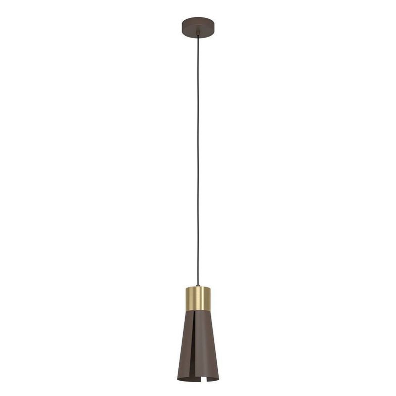 Foto van Eglo losalomas hanglamp - gu10 - 13.5 cm - mokka