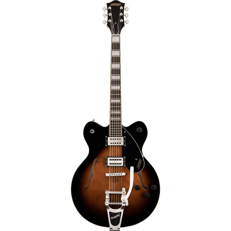 Foto van Gretsch g2622t streamliner centerblock dc brownstone maple semi-akoestische gitaar