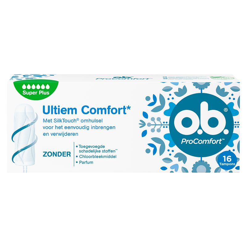 Foto van O.b. procomfort tampons super plus 16 stuks bij jumbo