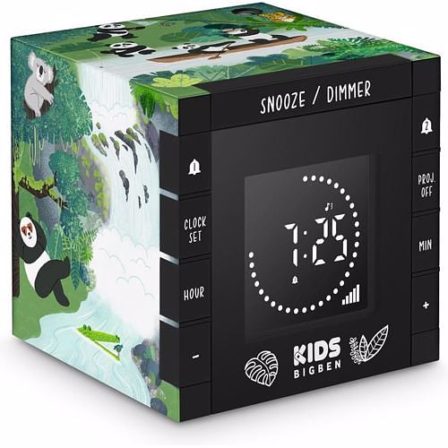 Foto van Bigben kinderwekker met projector r70p (panda)