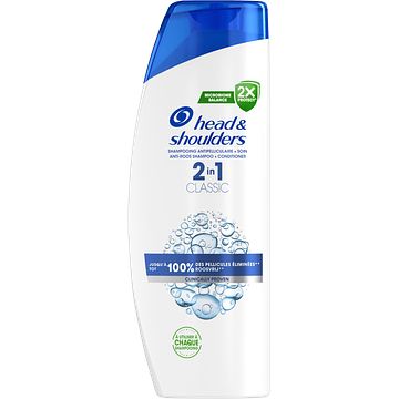 Foto van Head & shoulders classic 2in1 antiroos shampoo 400ml bij jumbo