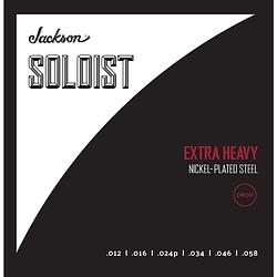 Foto van Jackson soloist strings drop extra heavy .012-.058 snarenset voor elektrische gitaar