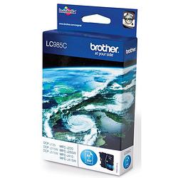 Foto van Brother inktcartridge, 260 pagina'ss, oem lc-985c, cyaan 5 stuks