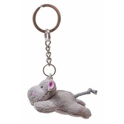 Foto van Pluche sleutelhanger nijlpaard knuffel 6 cm - knuffel sleutelhangers