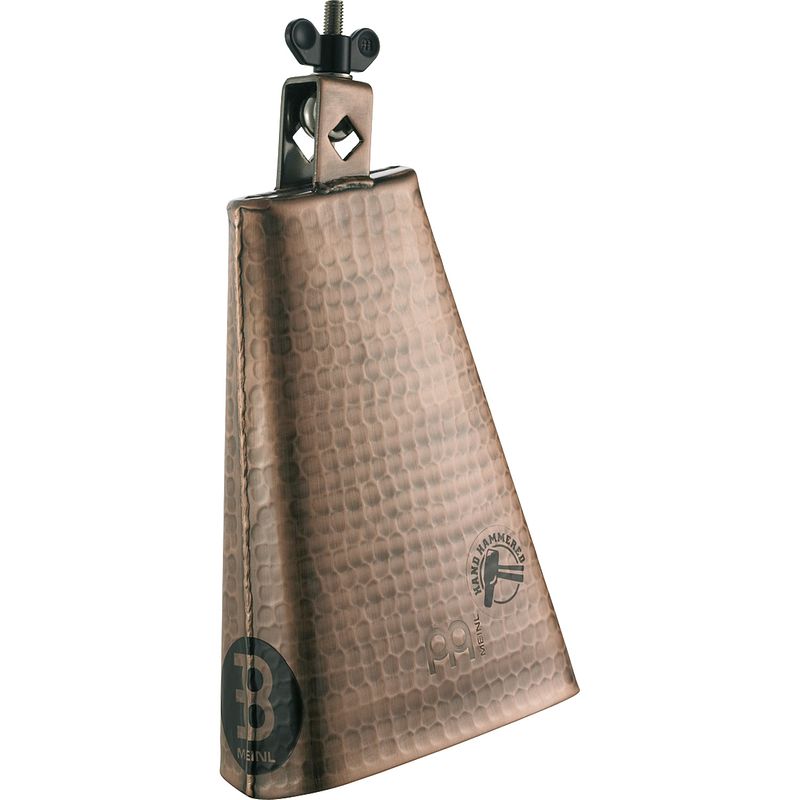 Foto van Meinl stb80bhh-c hand brushed copper 8 inch cowbell