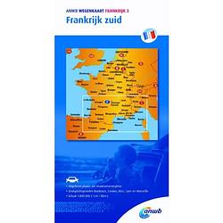 Foto van Anwb wegenkaart frankrijk 3. frankrijk zuid - anwb