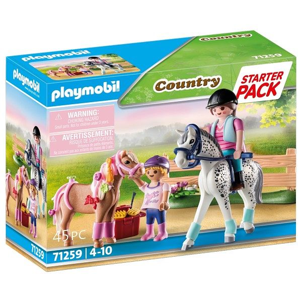 Foto van Playmobil starter packs - starterpack paardenverzorging 71259