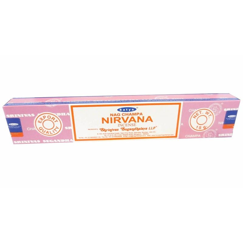 Foto van Nag champa wierook nirvana 15 gram - wierookstokjes