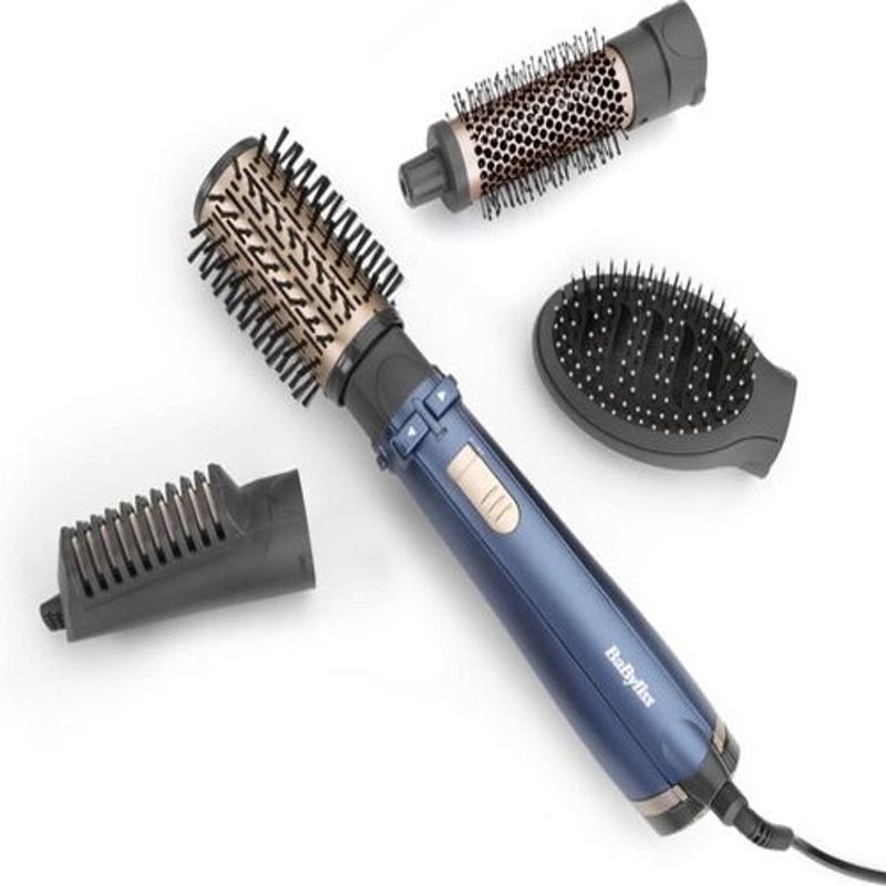 Foto van Babyliss style pro 1000 as965e föhnborstel - multistyler met 4 opzetstukken - roterende 50mm opzetborstel - coolshot - 1