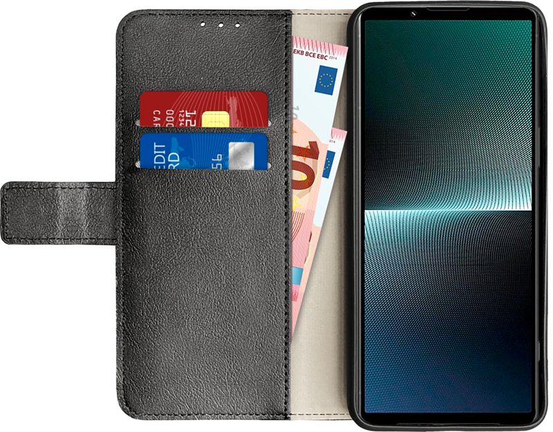 Foto van Just in case wallet sony xperia 1 v book case zwart