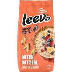 Foto van Leev dutch oatmeal wholegrain 450 g bij jumbo