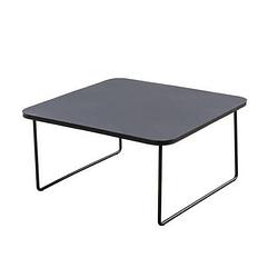 Foto van Yoi - taiyo coffee table 78x78x40cm. alu black