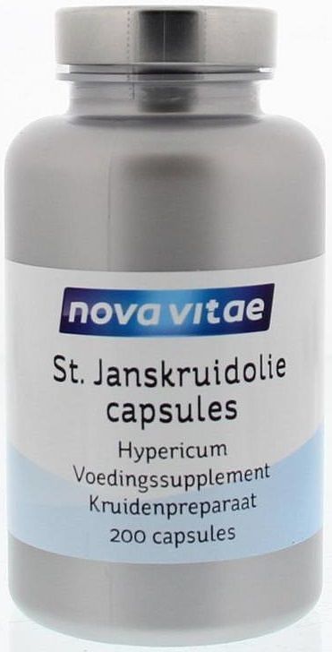 Foto van Nova vitae st janskruidolie capsules 200st