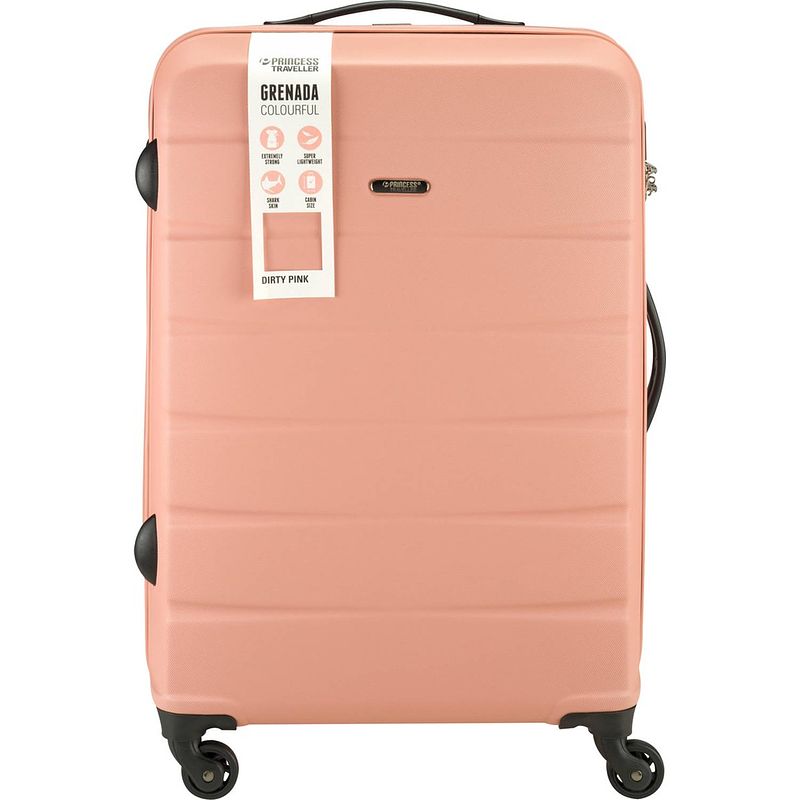 Foto van Princess traveller grenada - reiskoffer - dirty pink - m - 66cm