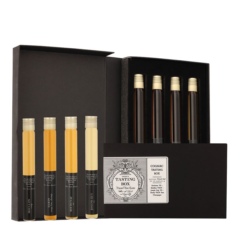 Foto van Tasting box - cognac (4 x 25ml) likeur