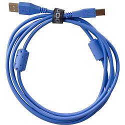 Foto van Udg u95003lb audio kabel usb 2.0 a-b recht blauw 3m