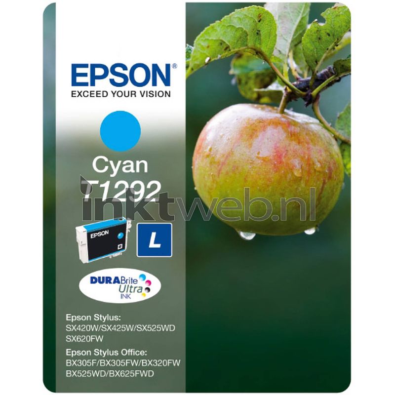 Foto van Epson t1292 cyaan cartridge