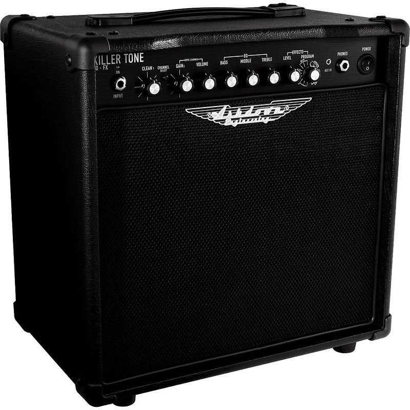 Foto van Ashdown killer tone kt-30fx 1x10 inch 30w gitaarversterker combo + effecten