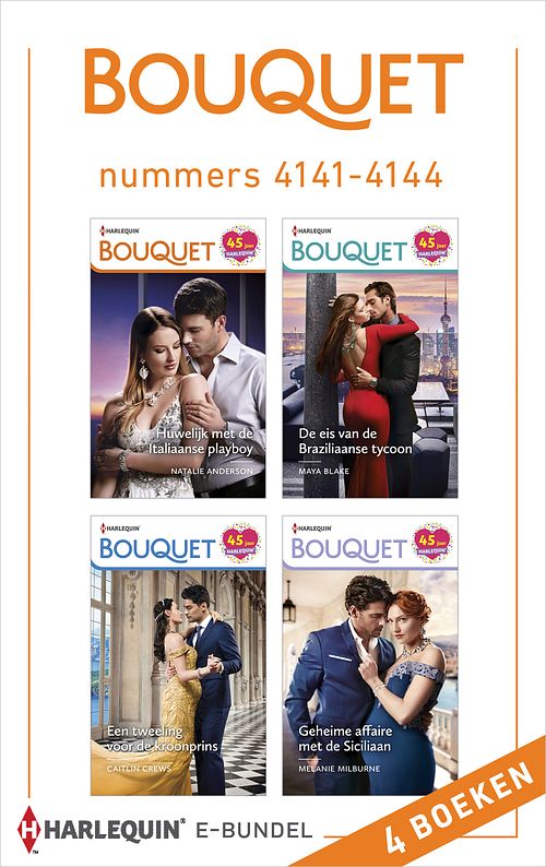 Foto van Bouquet e-bundel nummers 4141 - 4144 - caitlin crews - ebook (9789402545081)