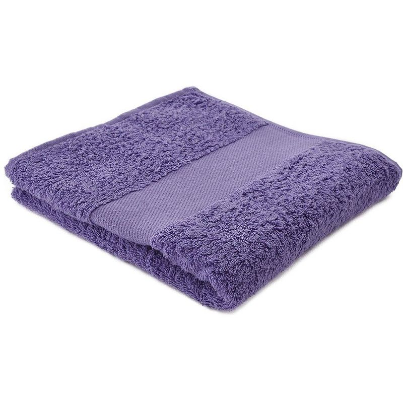 Foto van Arowell badhanddoek badlaken 100 x 50 cm - 500 gram - lichtviolet - 5 stuks