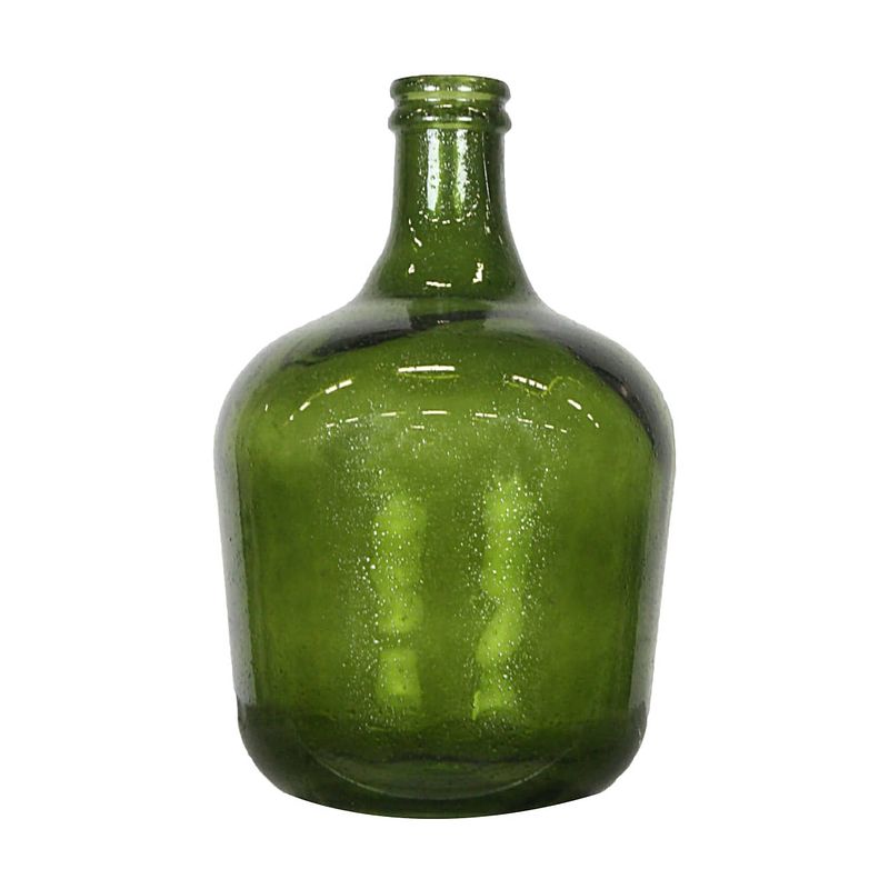 Foto van Dknc - fles recycled glas - 27x42 cm - groen