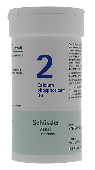 Foto van Pfluger celzout 02 calcium phosphoricum d6 tabletten