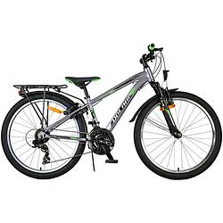 Foto van Volare jongensfiets cross 24 inch 31,75 cm jongens 18v terugtraprem grijs/zwart