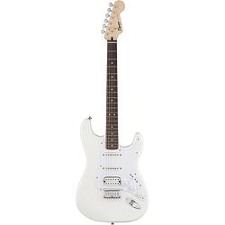 Foto van Squier bullet strat ht hss arctic white met vaste brug